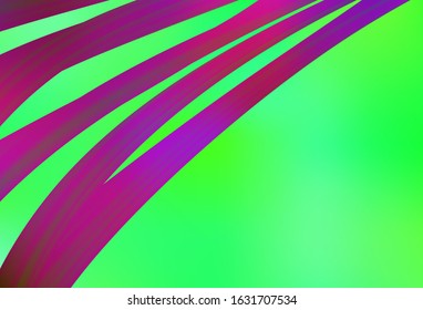 Light Green, Yellow vector blurred template. Glitter abstract illustration with gradient design. Background for a cell phone.