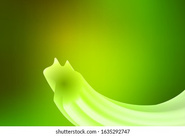 Light Green, Yellow vector blurred bright pattern. New colored illustration in blur style with gradient. New style for your business design.