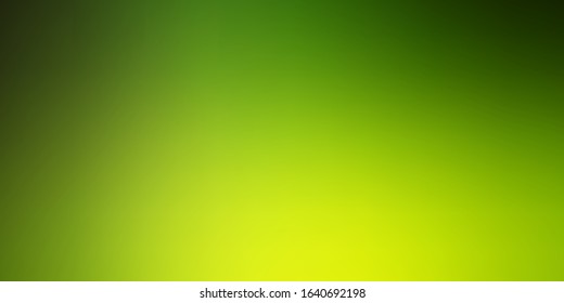 Light Green, Yellow vector blurred colorful background. Abstract colorful illustration with gradient. New side for your design.