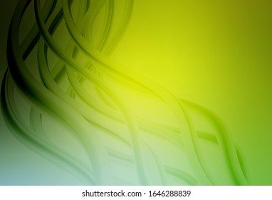 Light Green, Yellow vector blurred shine abstract texture. Modern abstract illustration with gradient. Elegant background for a brand book.