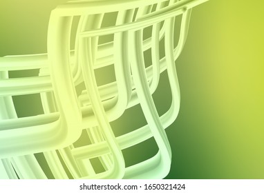El verde claro, el vector amarillo desdibujado brillante plantilla abstracta. Brillante ilustración colorida de estilo elegante. Diseño inteligente para su trabajo.
