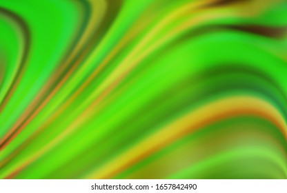 Light Green, Yellow vector blurred shine abstract background. Abstract colorful illustration with gradient. Background for designs.