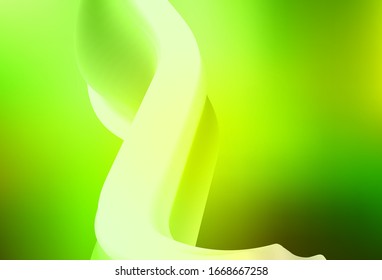 Light Green, Yellow vector blurred bright template. Abstract colorful illustration with gradient. Smart design for your work.