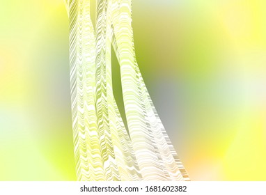 Verde claro, vector amarillo borroso brillo de fondo abstracto. Ilustración abstracta de color con degradado. Diseño inteligente para su trabajo.