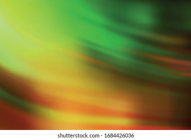 Light Green, Yellow vector blurred template. Shining colorful illustration in smart style. The best blurred design for your business.