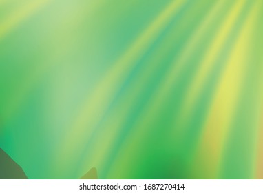Light Green, Yellow vector blurred bright pattern. Shining colorful illustration in smart style. Smart design for your work.