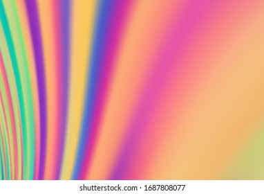 Light Green, Yellow vector blurred shine abstract texture. A completely new colored illustration in blur style. New design for your business.