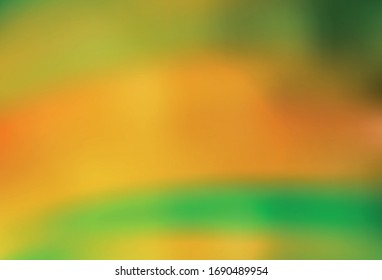 Light Green, Yellow vector blurred background. An elegant bright illustration with gradient. The best blurred design for your business.