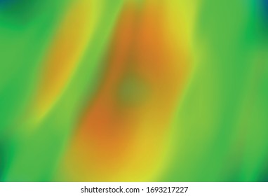 Light Green, Yellow vector blurred bright template. Modern abstract illustration with gradient. New design for your business.