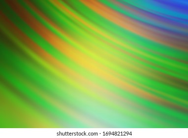 Light Green, Yellow vector blurred bright pattern. Colorful abstract illustration with gradient. The best blurred design for your business.
