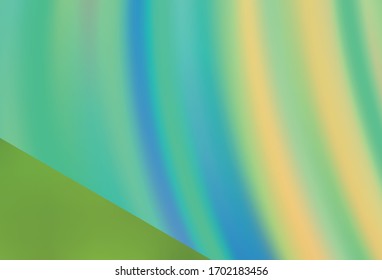 Light Green, Yellow vector blurred shine abstract template. New colored illustration in blur style with gradient. Background for designs.