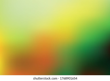 Light Green, Yellow vector blurred pattern. Glitter abstract illustration with gradient design. New style for your business design.