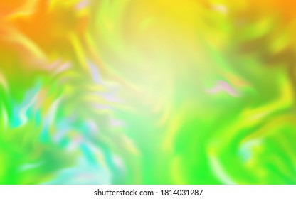 Light Green, Yellow vector blurred template. Modern abstract illustration with gradient. New way of your design.