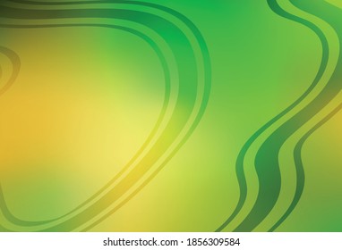 Light Green, Yellow vector blurred bright texture. Abstract colorful illustration with gradient. Completely new design for your business.