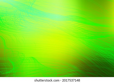 Light Green, Yellow vector blurred bright texture. Modern abstract illustration with gradient. New design for your business.