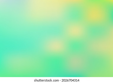 Light Green, Yellow vector blurred bright background. Colorful abstract illustration with gradient. Simple design for your business.