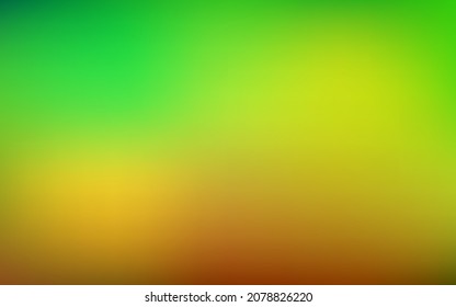 Textura verde claro, vector amarillo borrosa. Ilustración colorida con gradiente en estilo de medio tono. Diseño moderno para tus aplicaciones.