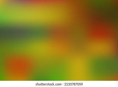 Light Green, Yellow vector blurred background. Colorful illustration in abstract style with gradient. Brand new template for your design.