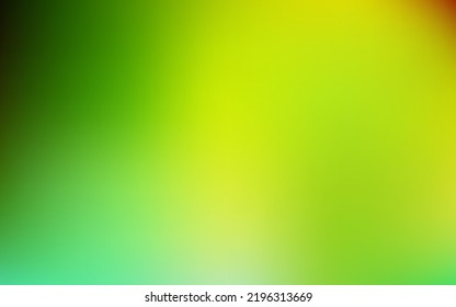 Light green, yellow vector blurred texture. Abstract colorful illustration in blur style with gradient. Your business gesign.