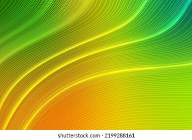 Light Green, Yellow vector blurred and colored pattern. Creative illustration in halftone style with gradient. Blurred design for your web site.