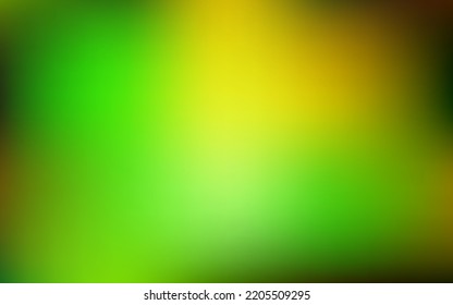 Light green, yellow vector blurred background. Blur colorful illustration in brand new style. Background for web designers.