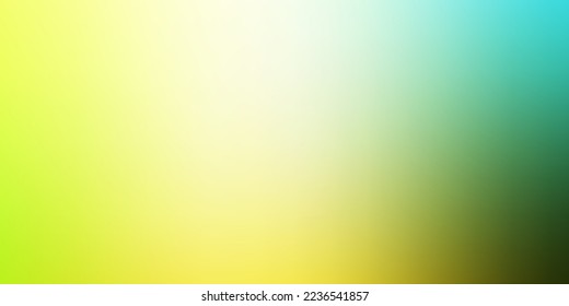 Verde claro, amarillo vectorial borroso fondo colorido. Ilustración colorida en estilo abstracto con gradiente. Diseño inteligente para tus aplicaciones.