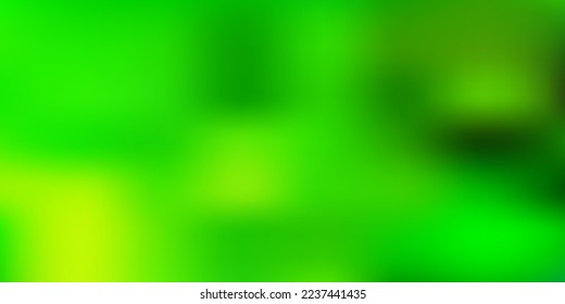 Light green, yellow vector blurred background. Shining colorful blur illustration in abstract style. Your business gesign.