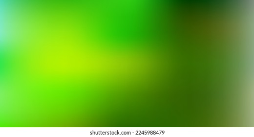 Textura verde claro, vector amarillo borrosa. Ilustración nítida y colorida en estilo abstracto. Diseño de páginas de aterrizaje.