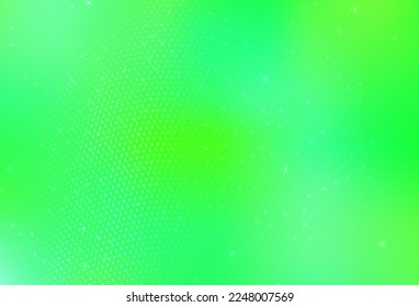 Light Green, Yellow vector Blurred bubbles on abstract background with colorful gradient. Illustration with set of shining colorful abstract circles. Base for booklets, leaflets
