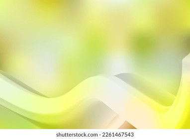 Verde claro, patrón borroso del vector amarillo. Una ilustración de color completamente nueva en un estilo borroso. Diseño inteligente para su trabajo.