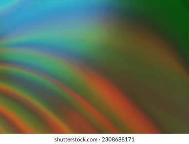 Hellgrüner, gelber, unscharfer Vektorgrafik-glänzender abstrakter Hintergrund. Eine komplett neue Farbgrafik im Bokeh-Stil. Das elegante Muster für das Markenbuch.