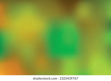 Light Green, Yellow vector blurred bright texture. Creative illustration in halftone style with gradient. Elegant background for a brand book.