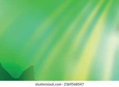 Light Green, Yellow vector blurred shine abstract texture. Modern abstract illustration with gradient. New style for your business design.