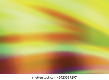 Light Green, Yellow vector blurred background. An elegant bright illustration with gradient. New design for your business.