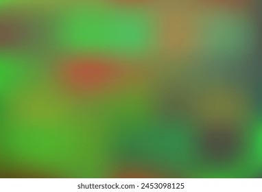 Light Green, Yellow vector blurred bright template. A completely new color illustration in a bokeh style. Simple design for your business.