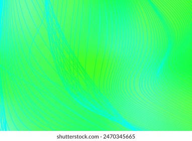 Light Green, Yellow vector blurred bright texture. Creative illustration in halftone style with gradient. Background for designs.