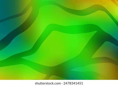 Light Green, Yellow vector blurred shine abstract background. New colored illustration in blur style with gradient. Elegant background for a brand book.