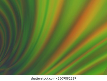 Verde claro, Vector amarillo borroso brillo de fondo abstracto. Una ilustración en color completamente nueva en un estilo bokeh. Una Plantilla completamente nueva para tu diseño.