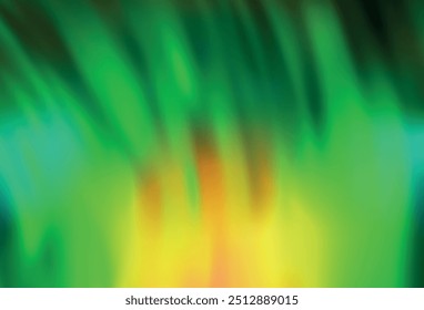 Light Green, Yellow vector blurred shine abstract texture. Colorful abstract illustration with gradient. New style for your business design.