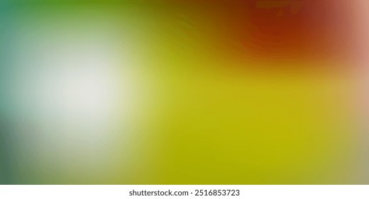 Light green, yellow vector blurred background. Shining colorful blur illustration in abstract style. Sample for your designs.