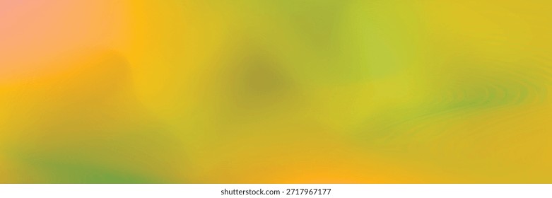 Verde-claro, fundo borrado com vetor amarelo. Ilustração abstrata de gradiente colorido em estilo de desfoque. Padrão inteligente para sites.