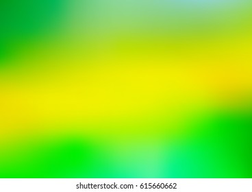 Light Green, Yellow vector blurred colored illustration. Brand-new design for your business. Creative background in halftone style with gradient.