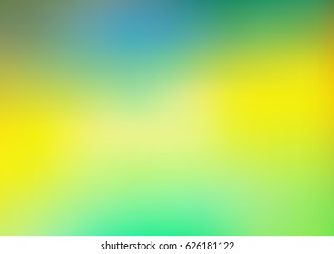 Light Green, yellow vector blurred and colored pattern. Creative illustration in halftone style with gradient. The best blurred design for your business.