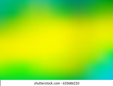 Light Green, Yellow vector blurred background. Creative illustration in halftone style with gradient. The elegant pattern can be used as part of a brand book.
