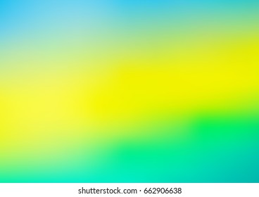 Light Green, Yellow vector blurred template. A completely new color illustration in a vague style. Brand-new style for your business design.