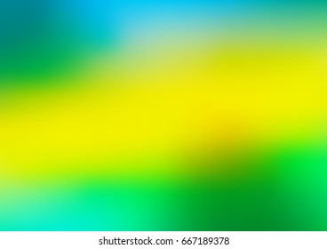 Light Green, Yellow vector blurred colored illustration. Brand-new design for your business. Creative background  with gradient.