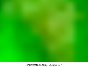 Light Green, Yellow vector blurred and colored background. Colorful abstract illustration with gradient. The elegant pattern can be used as part of a brand book.