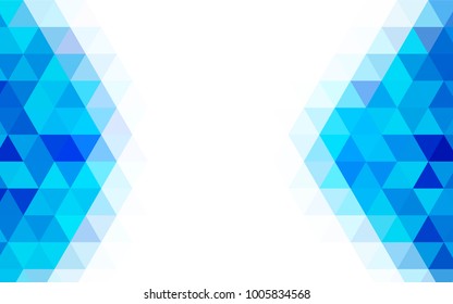 Light Green, Yellow vector blurry triangle pattern. Glitter abstract illustration with an elegant design. Brand-new style for your business design.