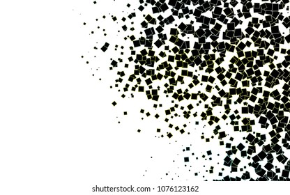 Light Green, Yellow vector blurry rectangular background. Geometric background in square style with gradient. The pattern can be used for brand-new background.