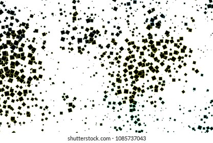 Light Green, Yellow vector blurry rectangular background. Geometric background in square style with gradient. The pattern can be used for brand-new background.